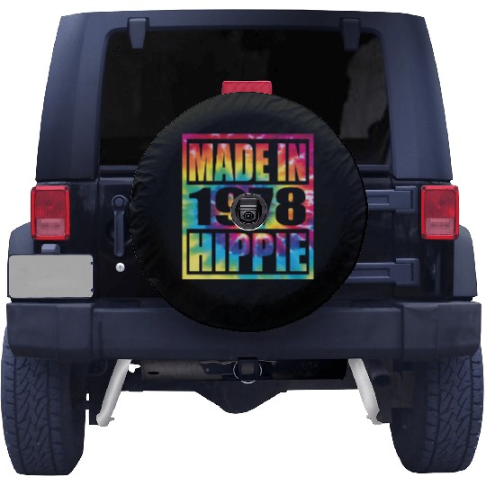 Hippie Birthday 1978 Spare Tire Covers