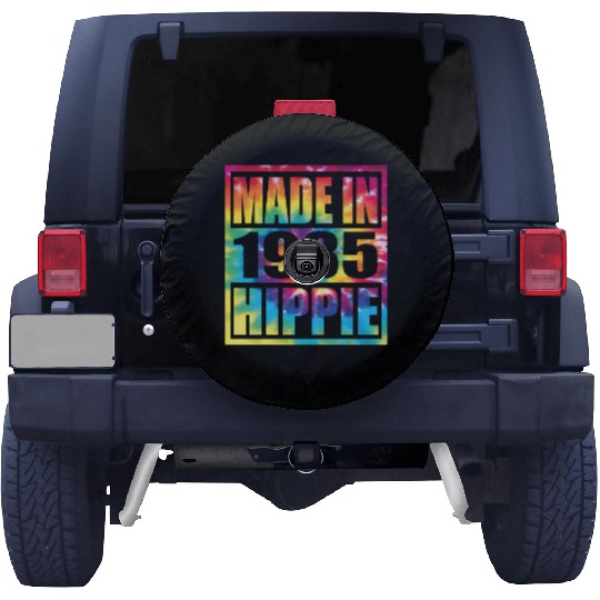 Hippie Birthday 1985 Spare Tire Covers