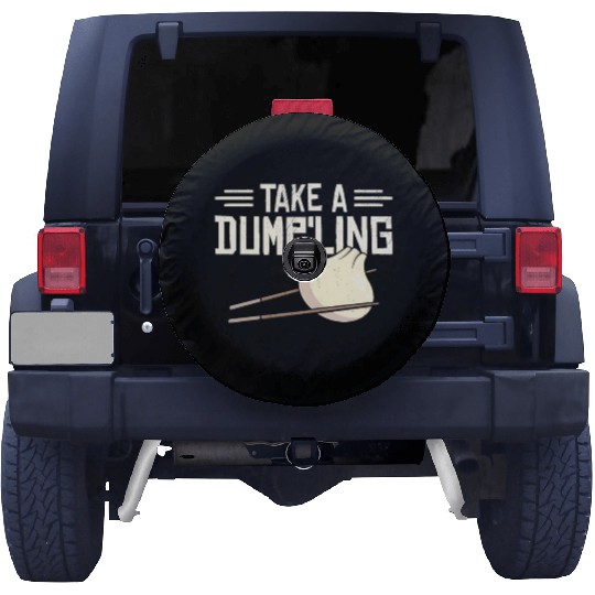 Dumpling Asian Food Chinese Food Fan Spare Tire Covers