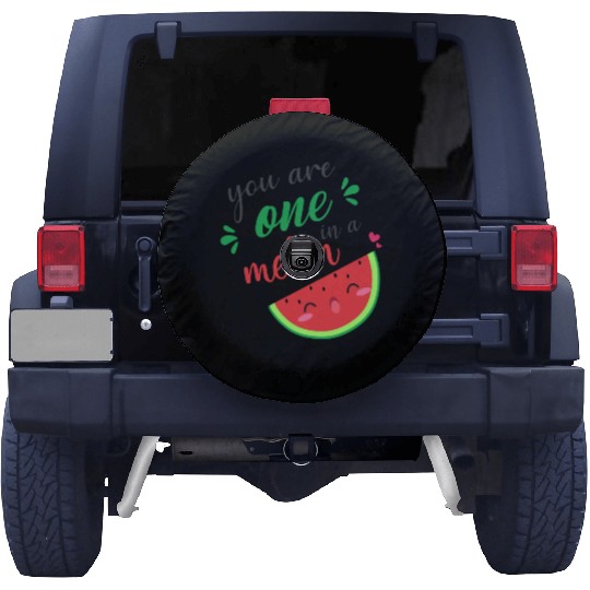 you are one in a melon- cute watermelon Spare Tire Covers