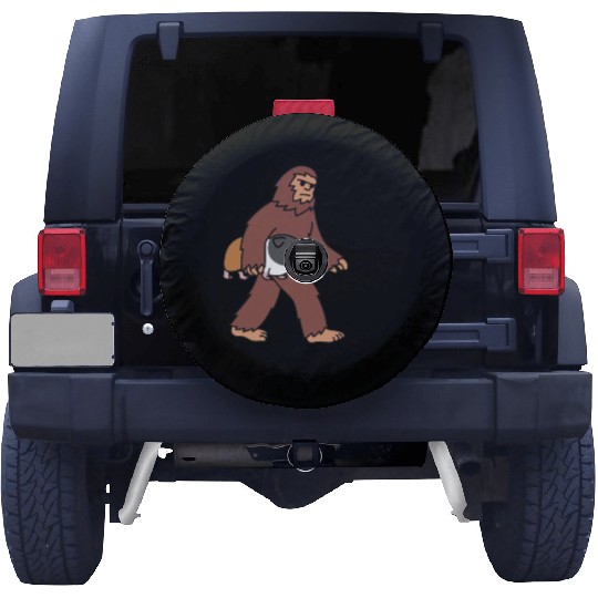 Bigfoot Sasquatch Walking Guinea Pig Spare Tire Covers