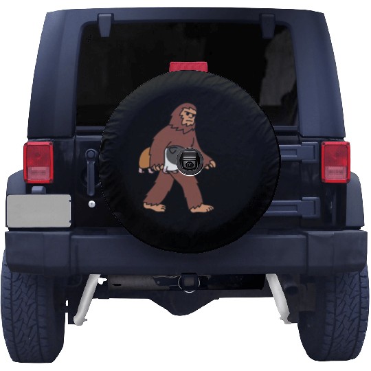 Bigfoot Sasquatch Walking Guinea Pig Spare Tire Covers