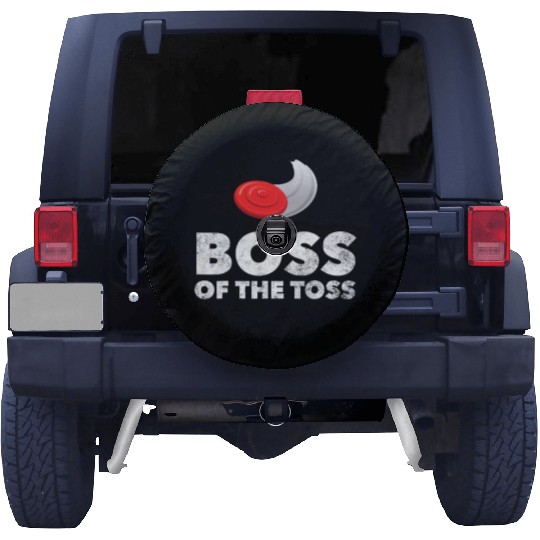 Boss of the Toss Funny Disc Golf Ultimate Frisbee Spare Tire Covers