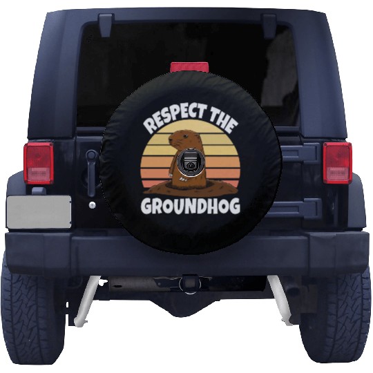 Respect The Groundhog Spare Tire Covers