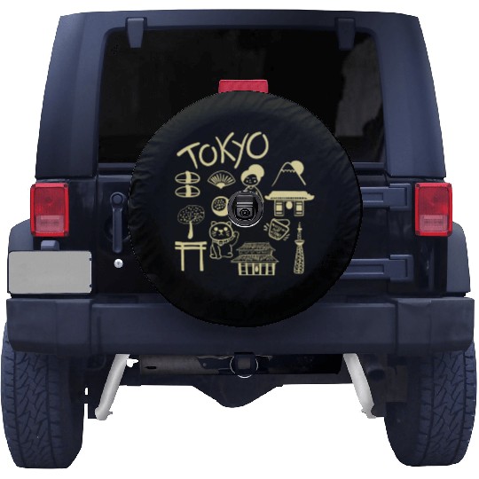Tokyo & More Tourist Gift Spare Tire Covers