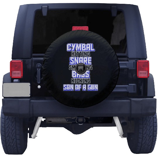 Drummer Design Cymbal Snare Bass Son of a Gun Spare Tire Covers