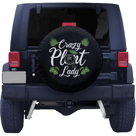 Gardener Gardening Crazy Plant Lady Funny Spare Tire Covers