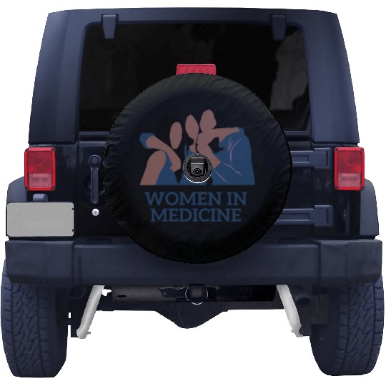 Women in medicine-Designs of women medical doctors Spare Tire Covers