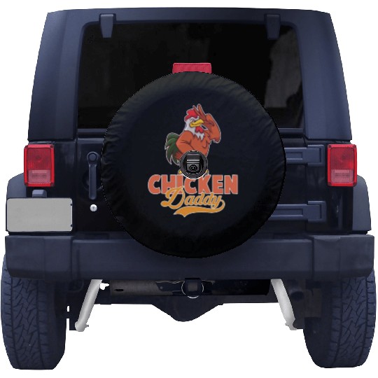 Chicken Daddy Chickens Chicken Father Spare Tire Covers