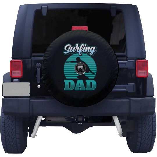 Surfing Dad Sayings Surf Surfer Surfboard Spare Tire Covers
