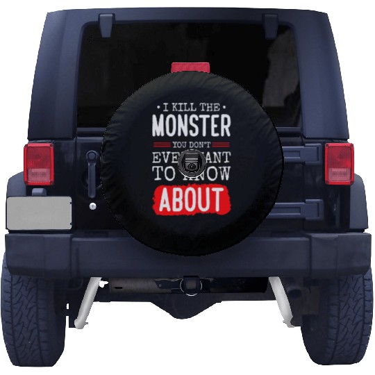 Evil Cute Little Sister Brother Spare Tire Covers