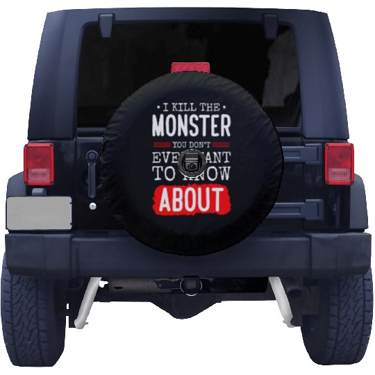 Evil Cute Little Sister Brother Spare Tire Covers