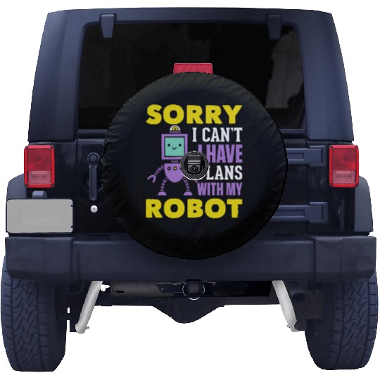 Robotics Kids Robots Funny Robot Boys Spare Tire Covers