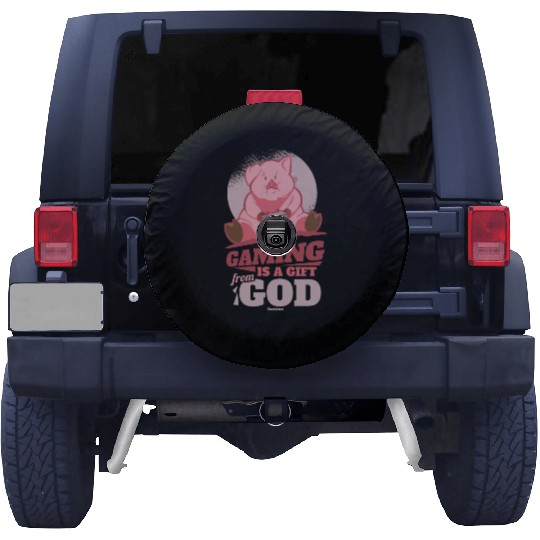Pig animal piglet farm funny gift Spare Tire Covers