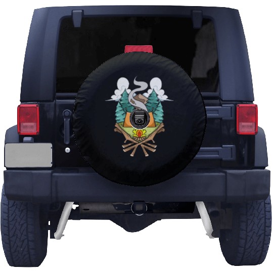 Camper Campsite Camp Camping Spare Tire Covers