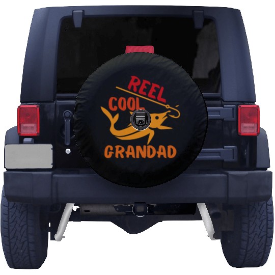 REEL COOL GRANDAD, FISHERMAN, GRANDPA Spare Tire Covers