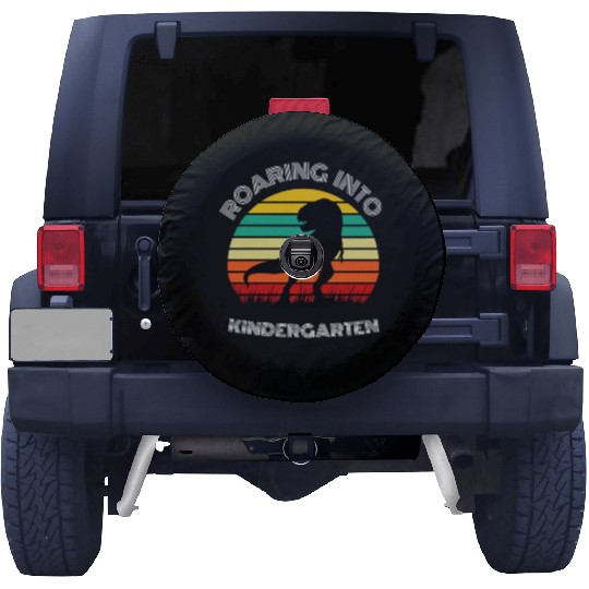 Roaring into Kindergarten Dinosaur Spare Tire Covers