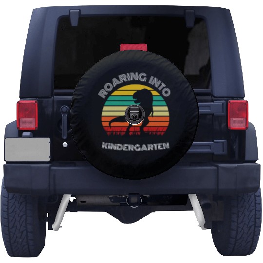 Roaring into Kindergarten Dinosaur Spare Tire Covers