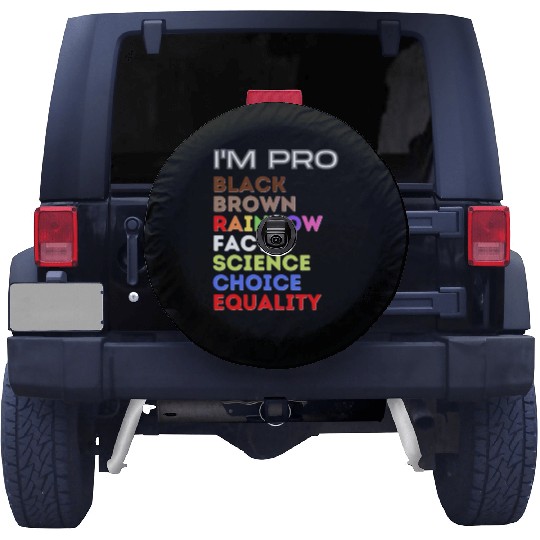 black brown rainbow facts science choice equality Spare Tire Covers