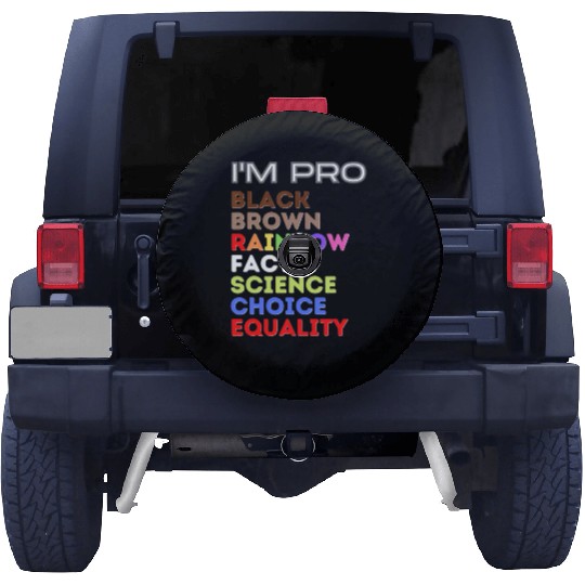 black brown rainbow facts science choice equality Spare Tire Covers