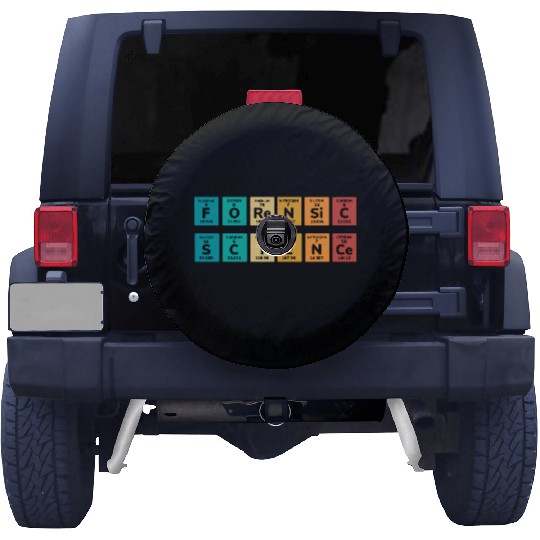 Forensic Science Periodic Table Spare Tire Covers