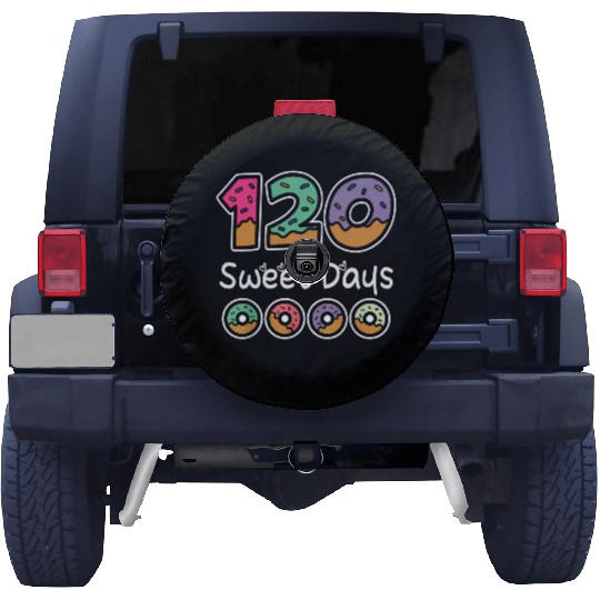 1st Grade 120 Days of School Donut Teacher Kids Spare Tire Covers