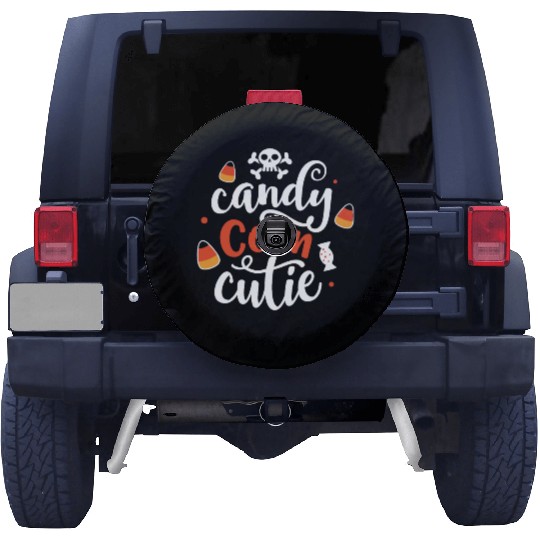 Candy Corn Cutie Halloween Holiday Scary Spare Tire Covers