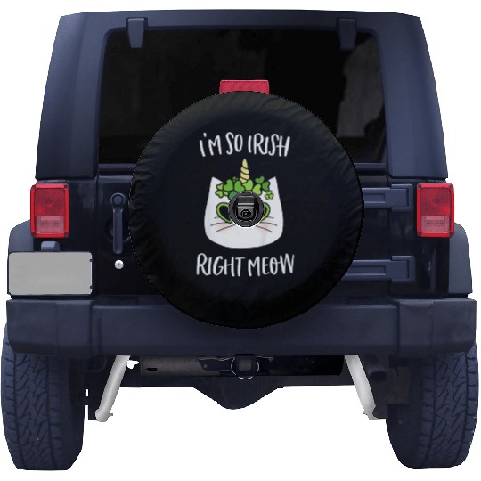 So Irish Right Meow Spare Tire Covers
