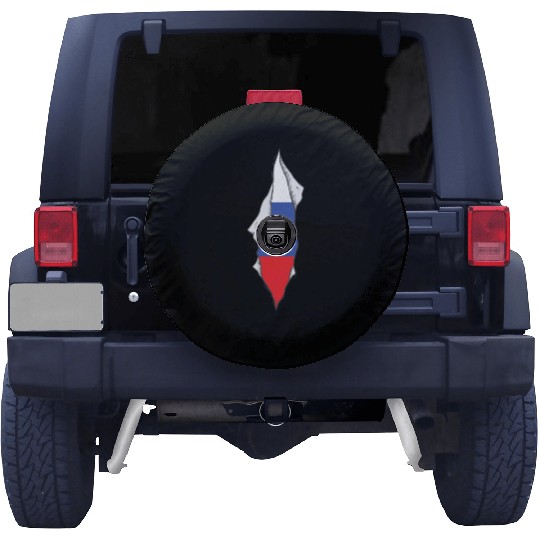 Russia flag proud Russian Spare Tire Covers
