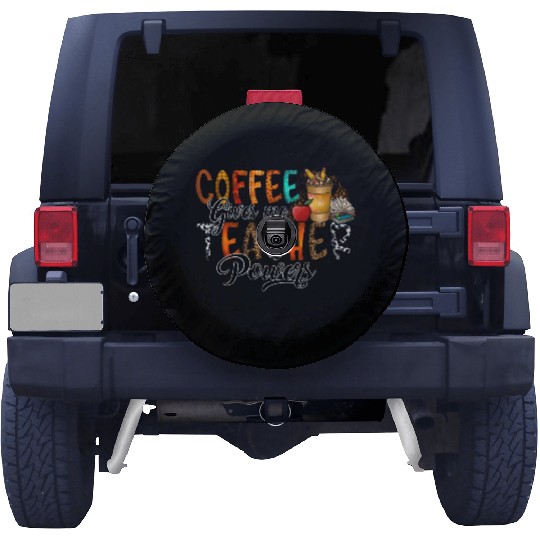 Coffee Gives Me Teacher Spare Tire Covers