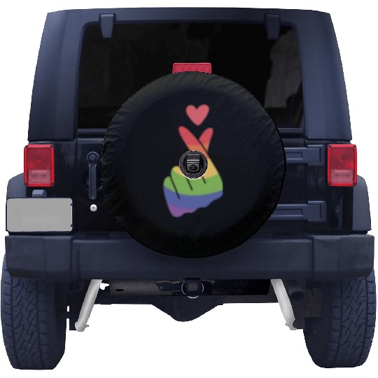 Lgbtq Gay Pride Month Rainbow Love Is Love Spare Tire Covers