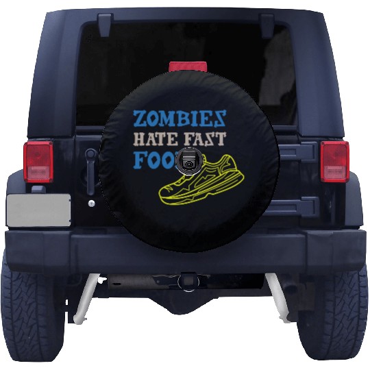 Zombies Hate Fast Food Spare Tire Covers