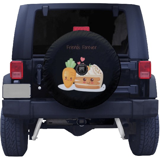 Friends Forever Carrot & Cake Spare Tire Covers