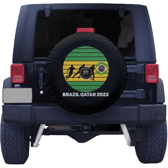 Brazil Soccer Spare Tire Covers,