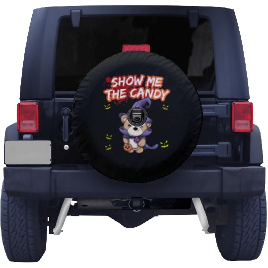 Show Me The Candy Halloween Costume Trick Or Treat Spare Tire Covers
