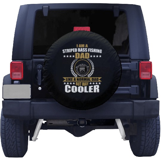 Striped Bass Fishing Dad Spare Tire Covers