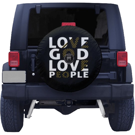 Love God Love People Spare Tire Covers
