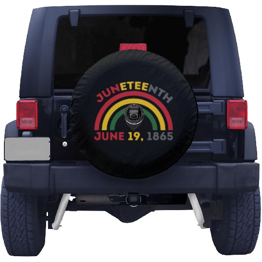 JUNETEENTH June 19th Black African American Day Spare Tire Covers