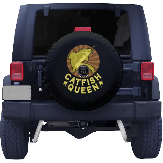 Wels Catfish Design For A Catfish Queen Spare Tire Covers