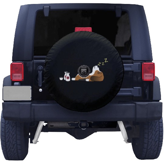 Basset Hound Sake Drunk Spare Tire Covers