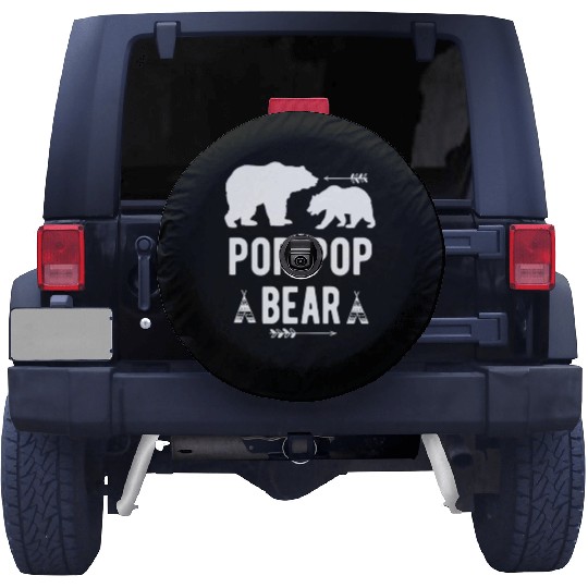 Pop Pop Bear Arrow Grandpa Bear Grandparents Spare Tire Covers