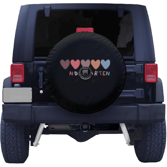Kindergarten Teacher Spare Tire Covers Women Teaching Spare Tire Covers