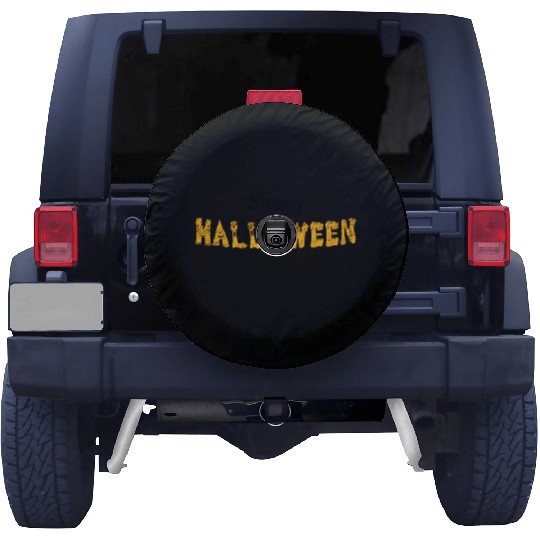 Happy Halloween Monster trick or treat Spare Tire Covers