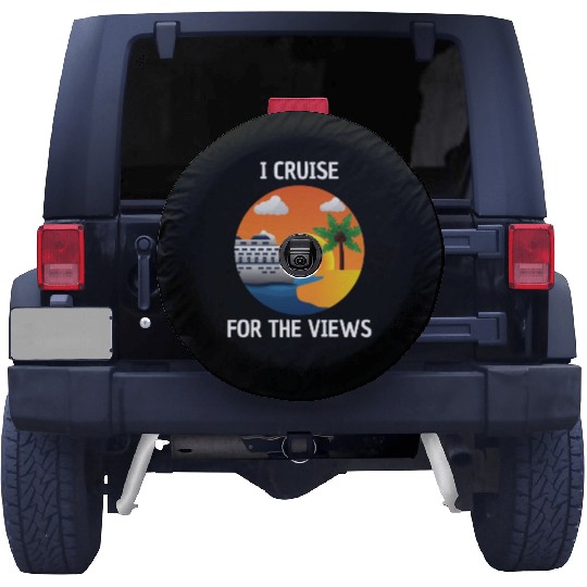Cruise for the Views Vaction Ship Mardi Gras Spare Tire Covers