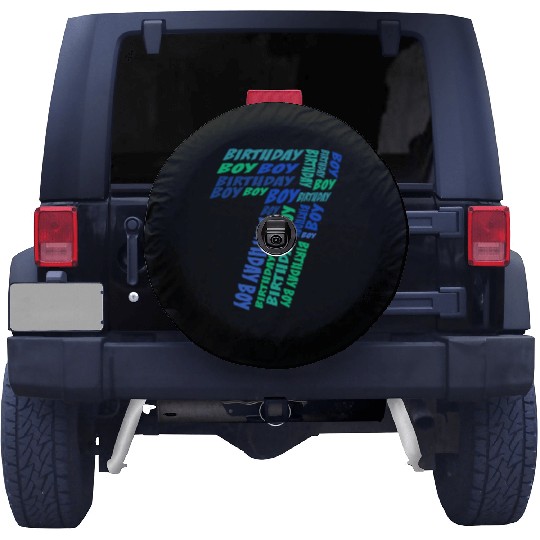 Birthday Boy 7th Birthday | Boys Birthday Spare Tire Covers |