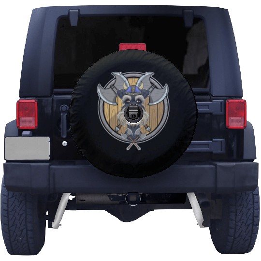 Miniature Schnauzer I Valhalla I Viking Spare Tire Covers