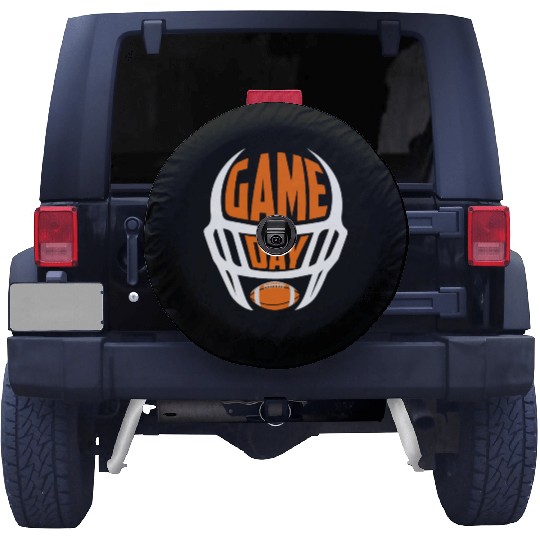 American Football Game Day Essentials Helmet Spare Tire Covers