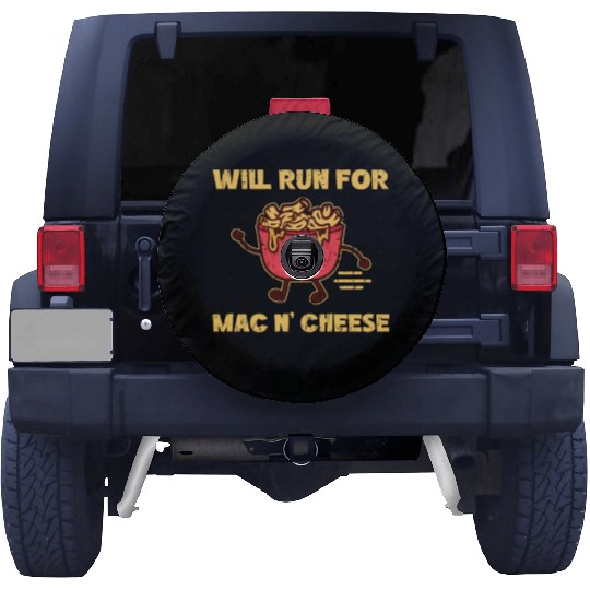 Will run for mac n cheese - pasta Spare Tire Covers