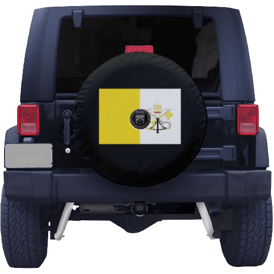 Official Vatican City Flag Vaticans Country Pride Spare Tire Covers