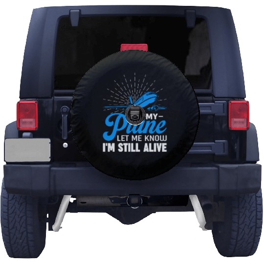 Airline Pilot Pun Aircraft Pilot Spare Tire Covers